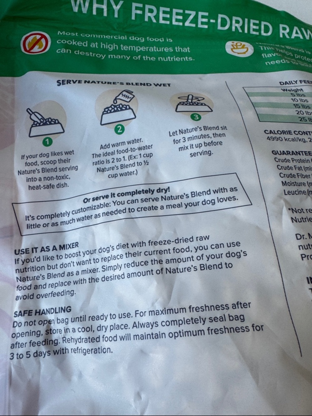 DR. MARTY Nature's Blend Biologically Balanced Nutrition Freeze-Dried Dog Food - Picture 10 of 11